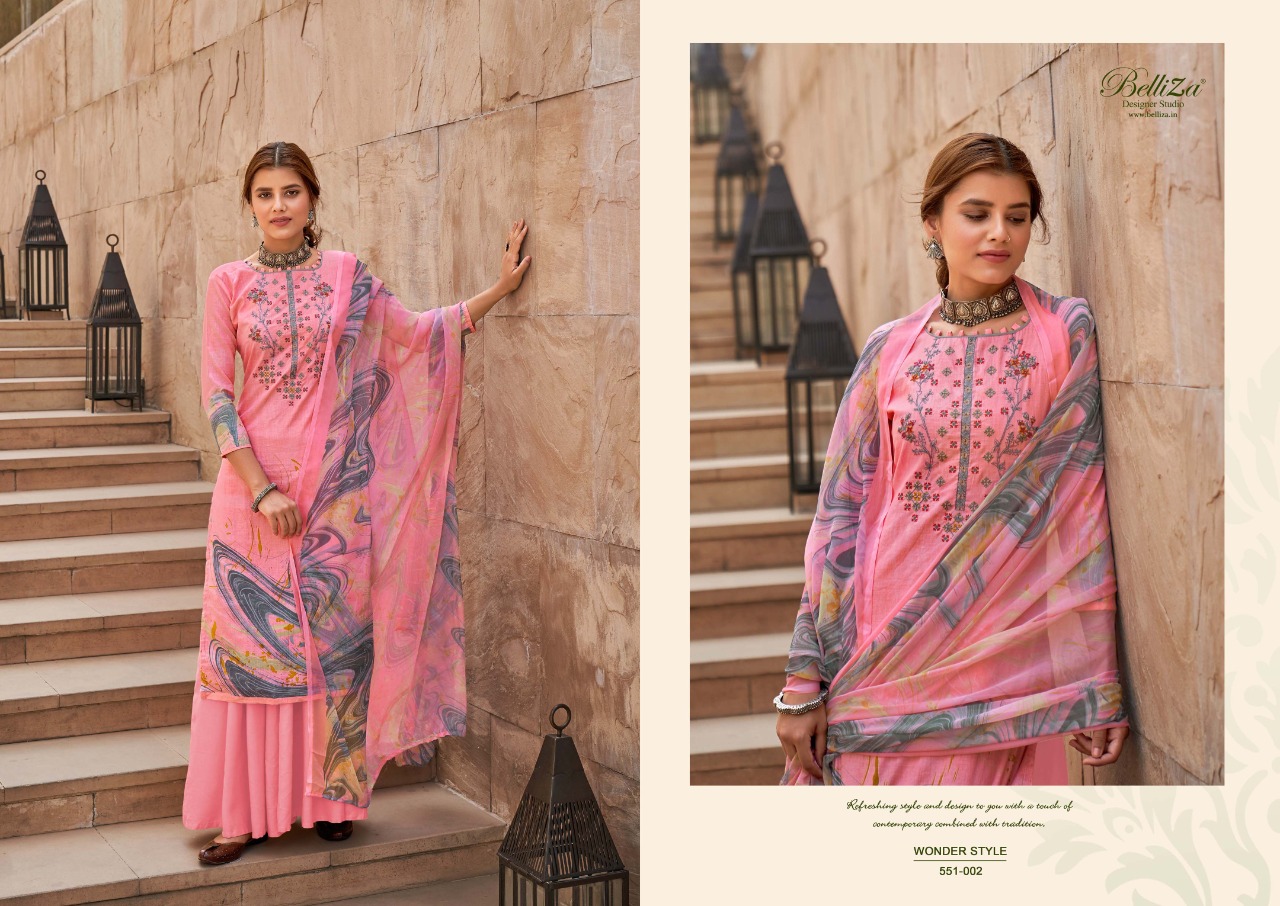 Belliza Wonder Style Pure Premium Cotton Dress Material Buy Women's Dress Material