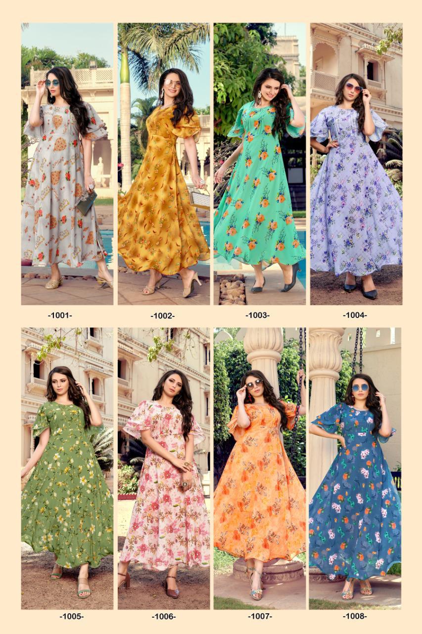 Blue Hills Big Bull  Vol 1 Flair Printed Buy Pure Chiffon Digital Print Party Wear  Catalog