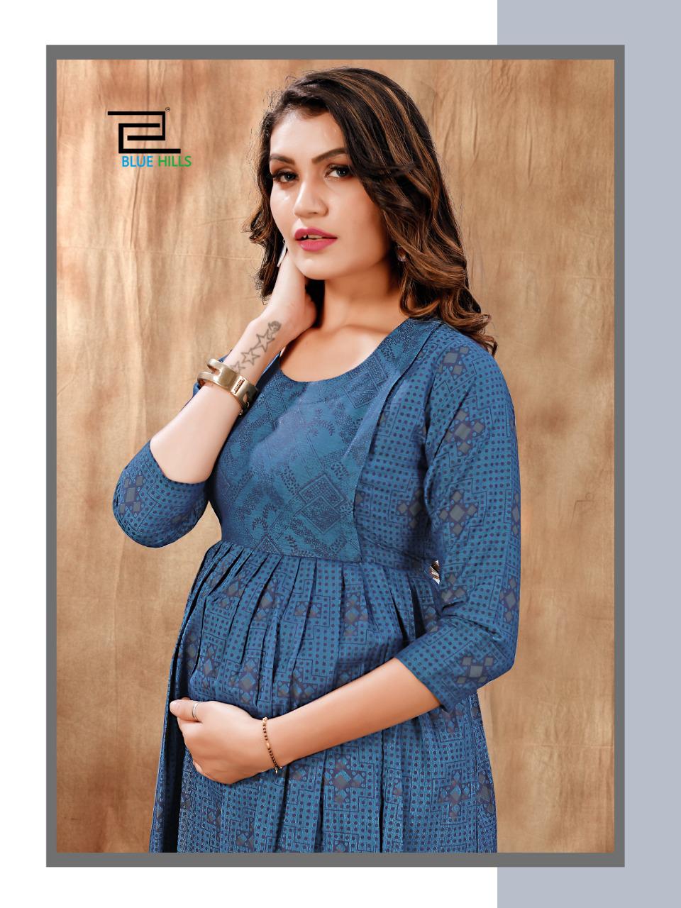 Blue Hills Good News Vol  3 Printed Kurti - Buy Printed Kurtis For Women Online In India