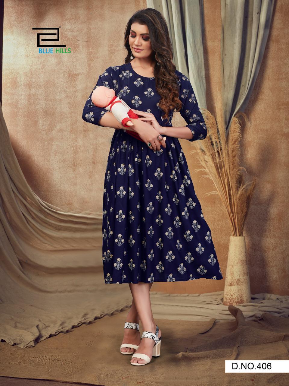 Blue Hills Good News Vol  4 Rayon Printed Kurti  Catalog