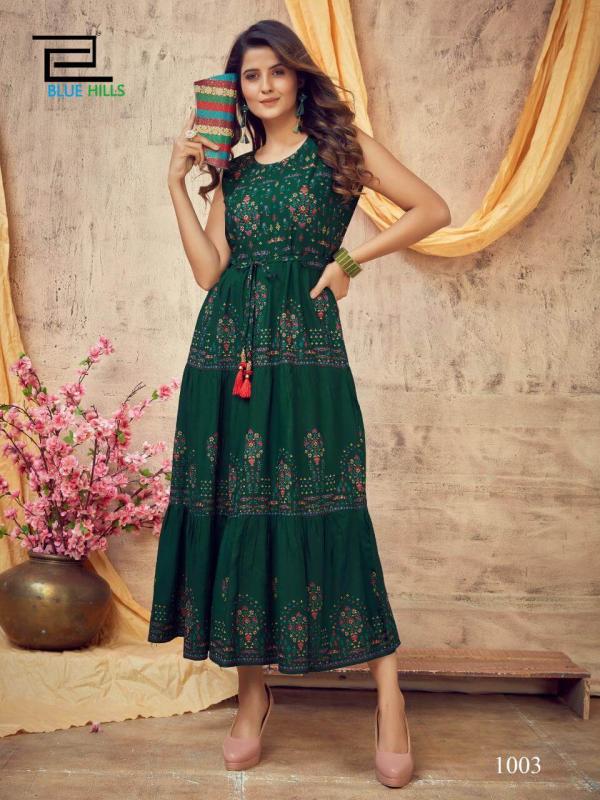 diya deecee 101-106 series latest designer fancy long kurti set wholesaler  surat gujarat