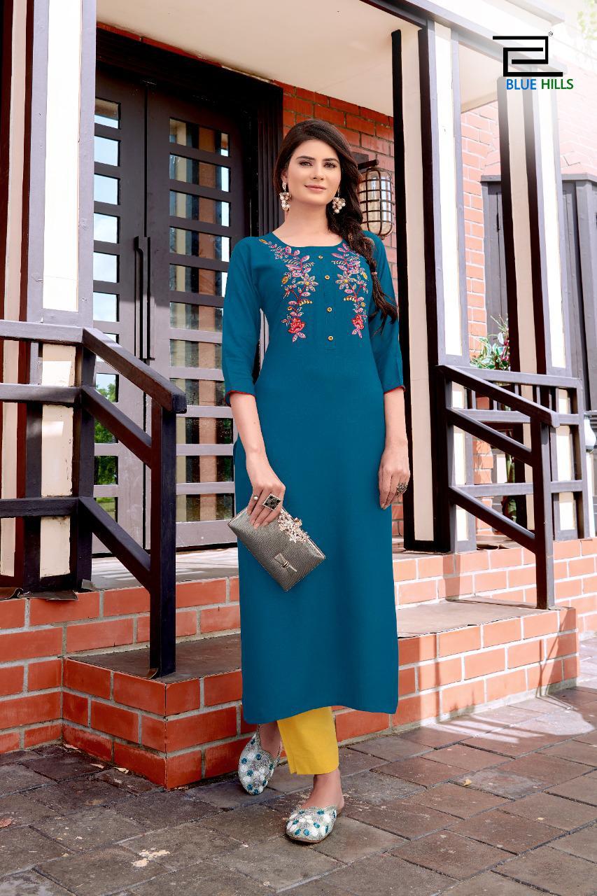 Buy Printed Straight Kurta with Printed Contrast Yoke Online at Best Prices in  India - JioMart.