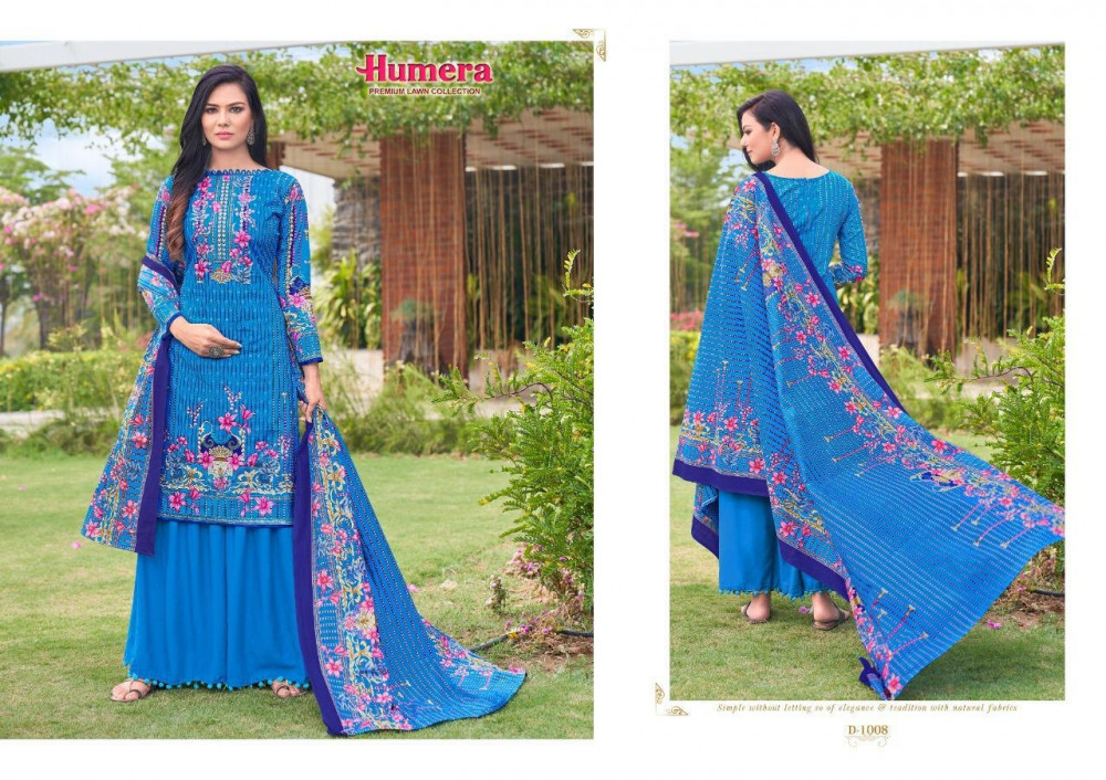 Gull Aahmed Humera Vol 1  Formal Wear Printed Lawn Cotton Suit Material