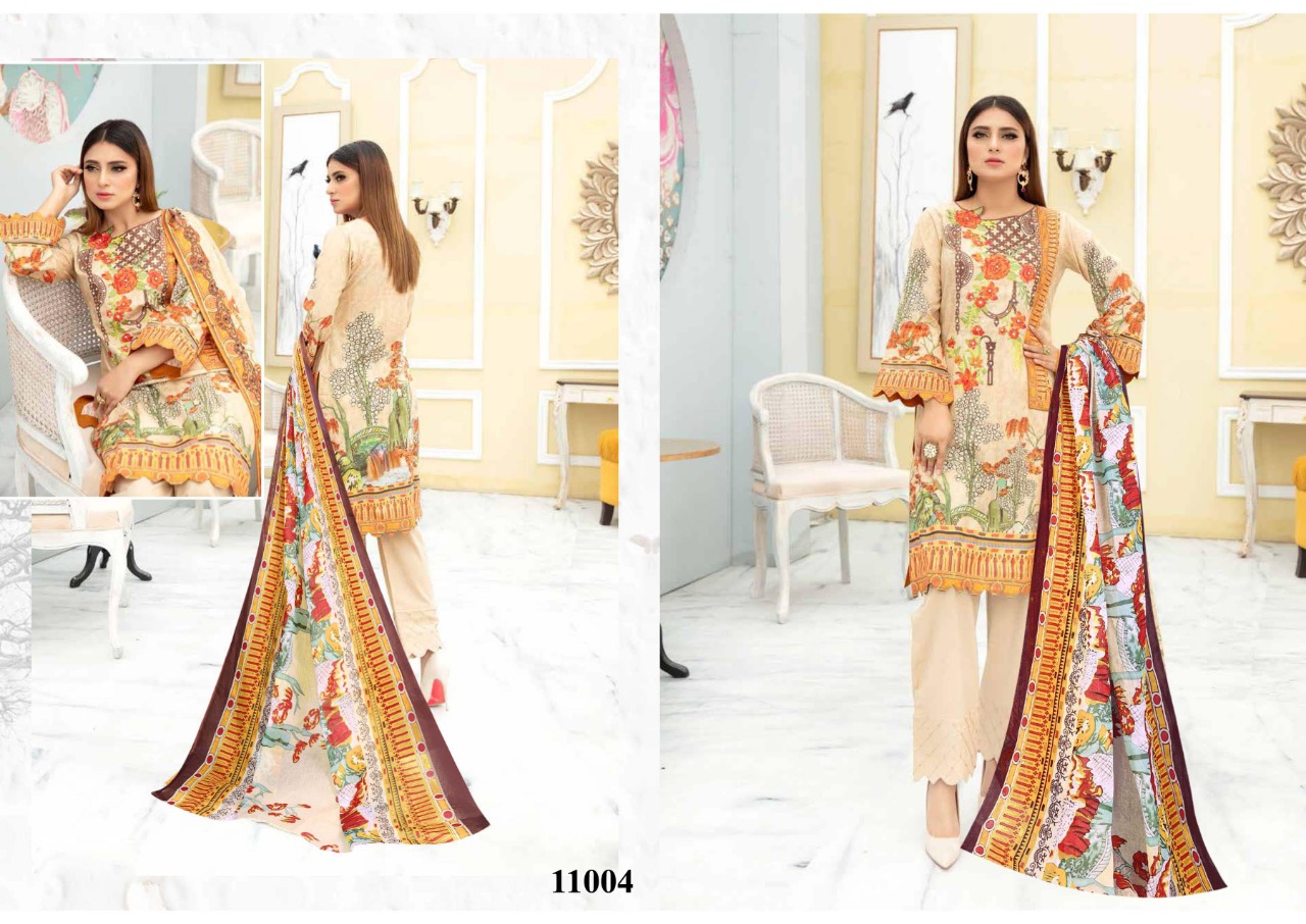 Iris Vol  11 Cotton Printed Cotton Suits Buy  Karachi Suit Wholesale