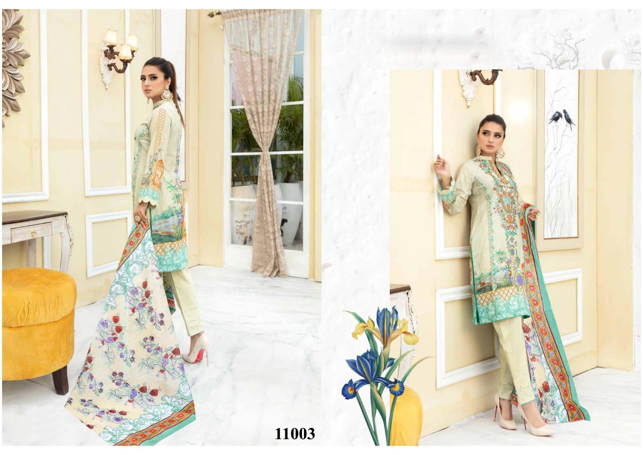 Iris Vol  11 Cotton Printed Cotton Suits Buy  Karachi Suit Wholesale