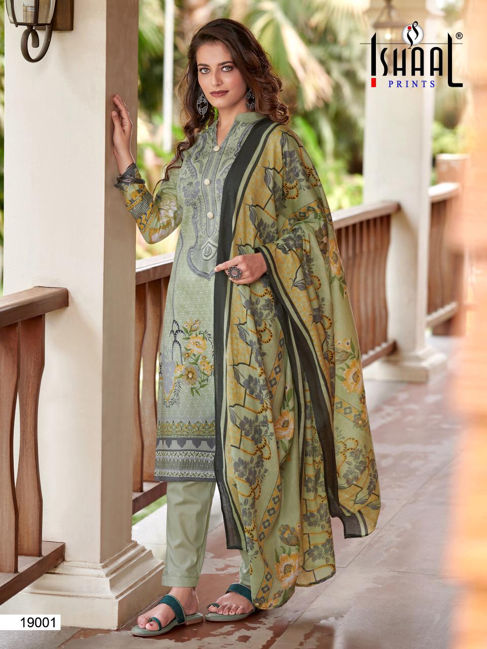 Ishaal Gulmohar Vol 19 Pure Lawn Karachi Dress Material Buy Lawn