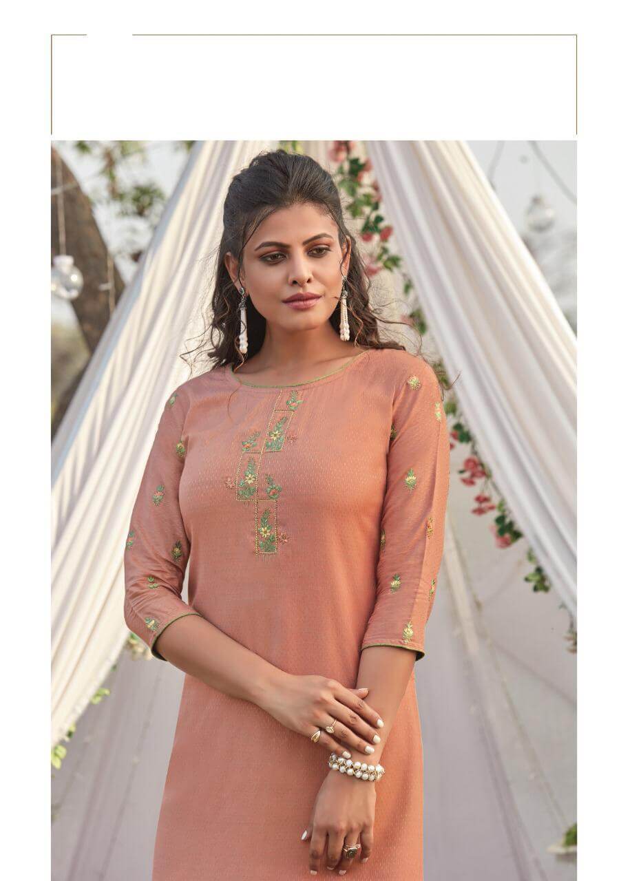 Ladyview Madhulika Rayon Stylist Embroidery Kurti Catalog