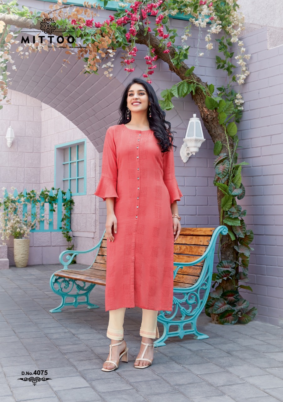 Mittoo Mohini Vol  8 Rayon Fancy Kurti With Bottom Catalog