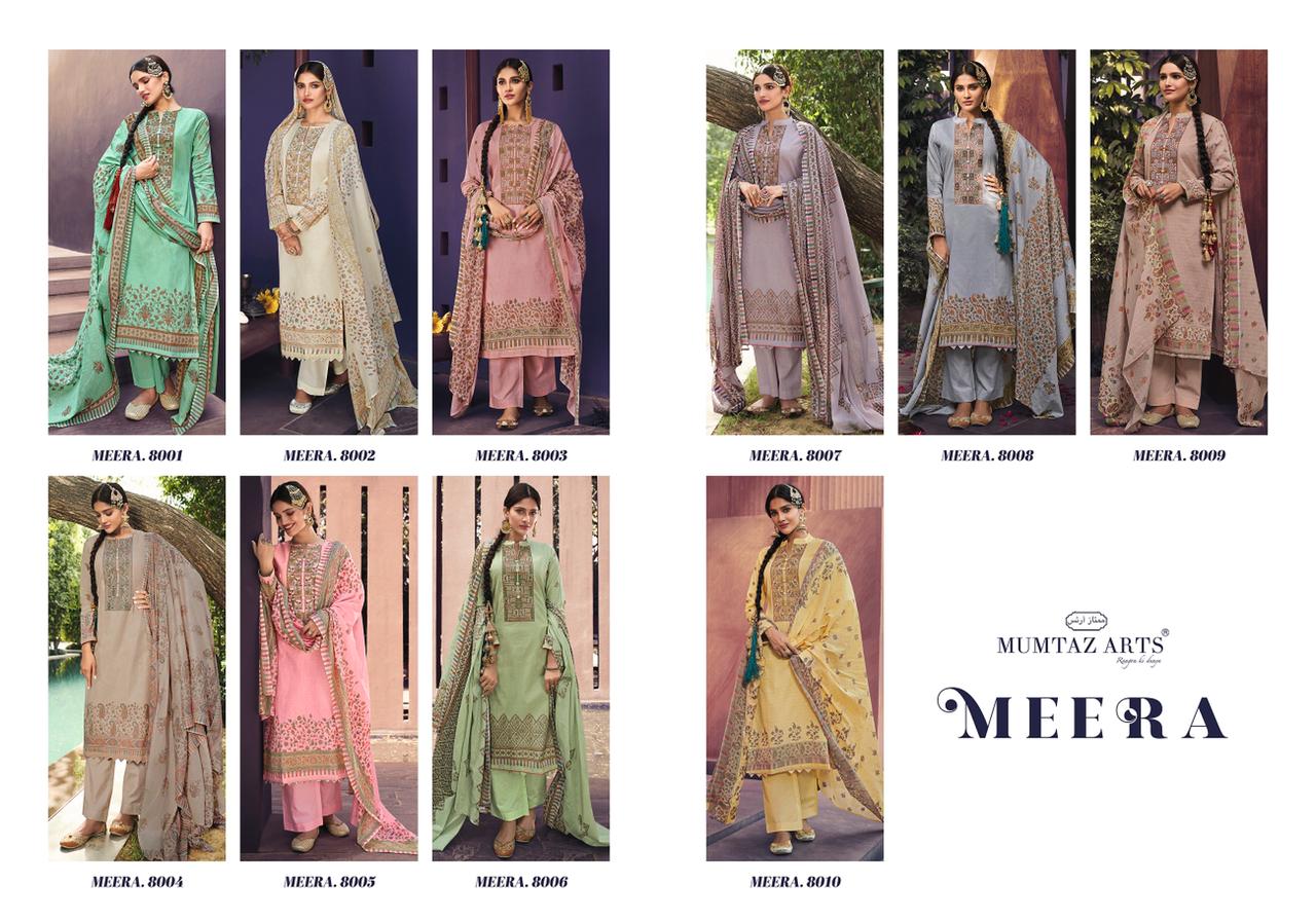 Mumtaz Arts  Meera Buy  Ladies Cotton Dress Materials Catalog
