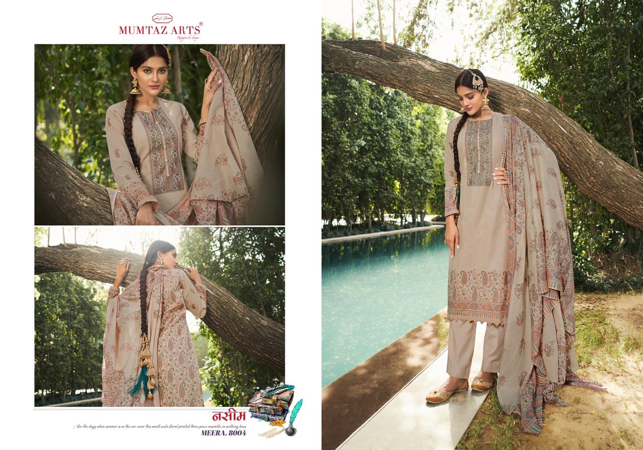 Mumtaz Arts  Meera Buy  Ladies Cotton Dress Materials Catalog