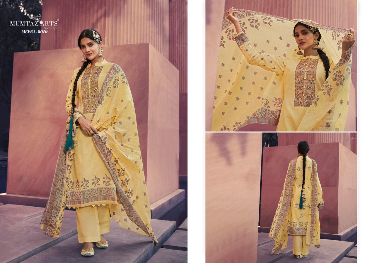Mumtaz Arts  Meera Buy  Ladies Cotton Dress Materials Catalog