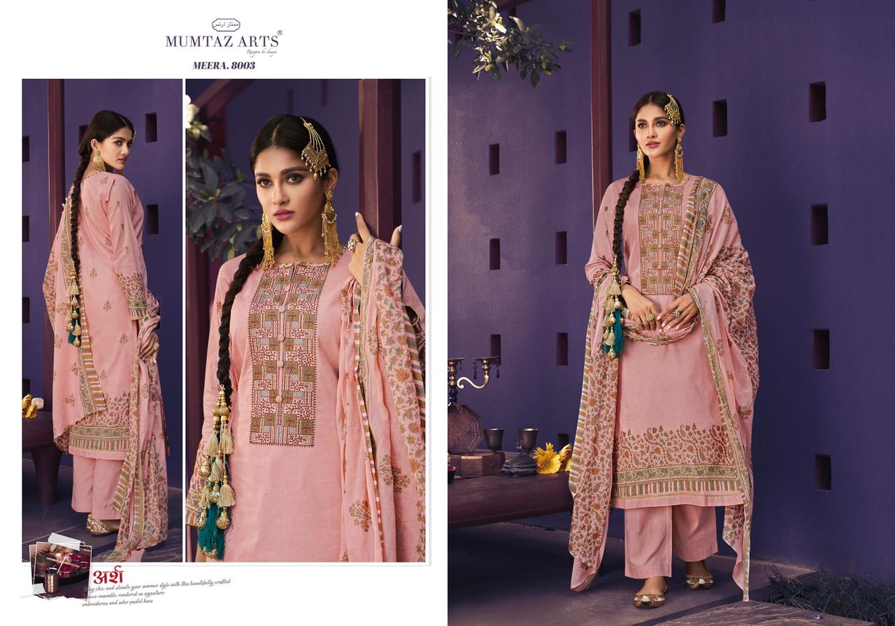 Mumtaz Arts  Meera Buy  Ladies Cotton Dress Materials Catalog