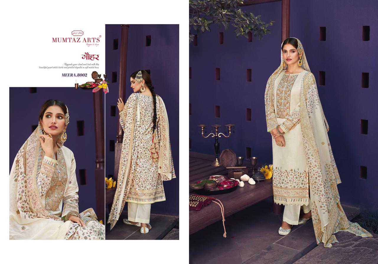 Mumtaz Arts  Meera Buy  Ladies Cotton Dress Materials Catalog