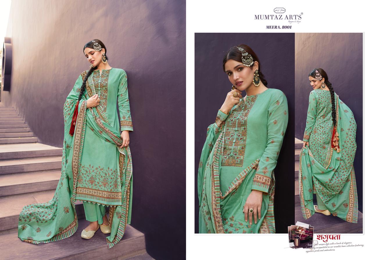Mumtaz Arts  Meera Buy  Ladies Cotton Dress Materials Catalog