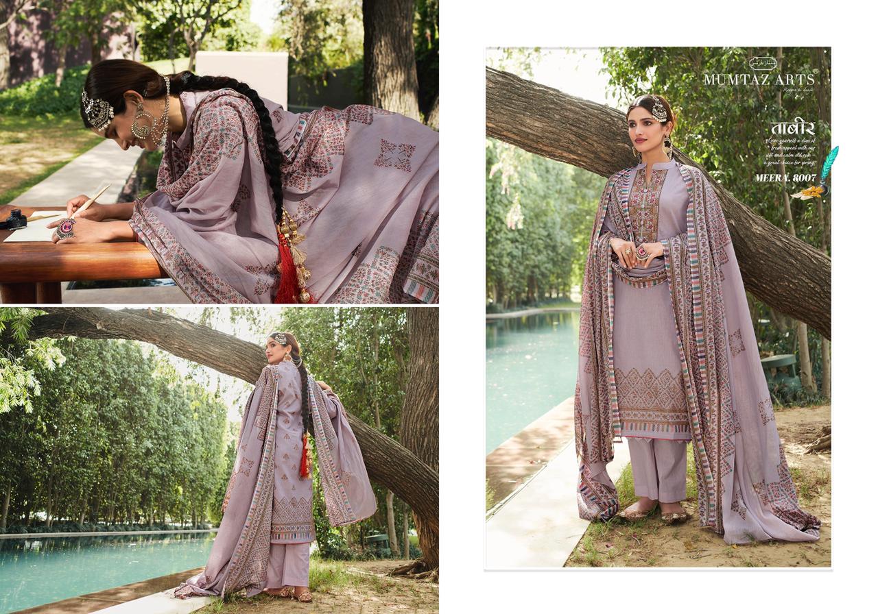 Mumtaz Arts  Meera Buy  Ladies Cotton Dress Materials Catalog