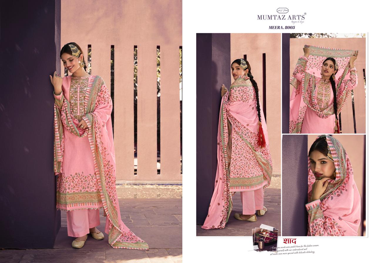 Mumtaz Arts  Meera Buy  Ladies Cotton Dress Materials Catalog