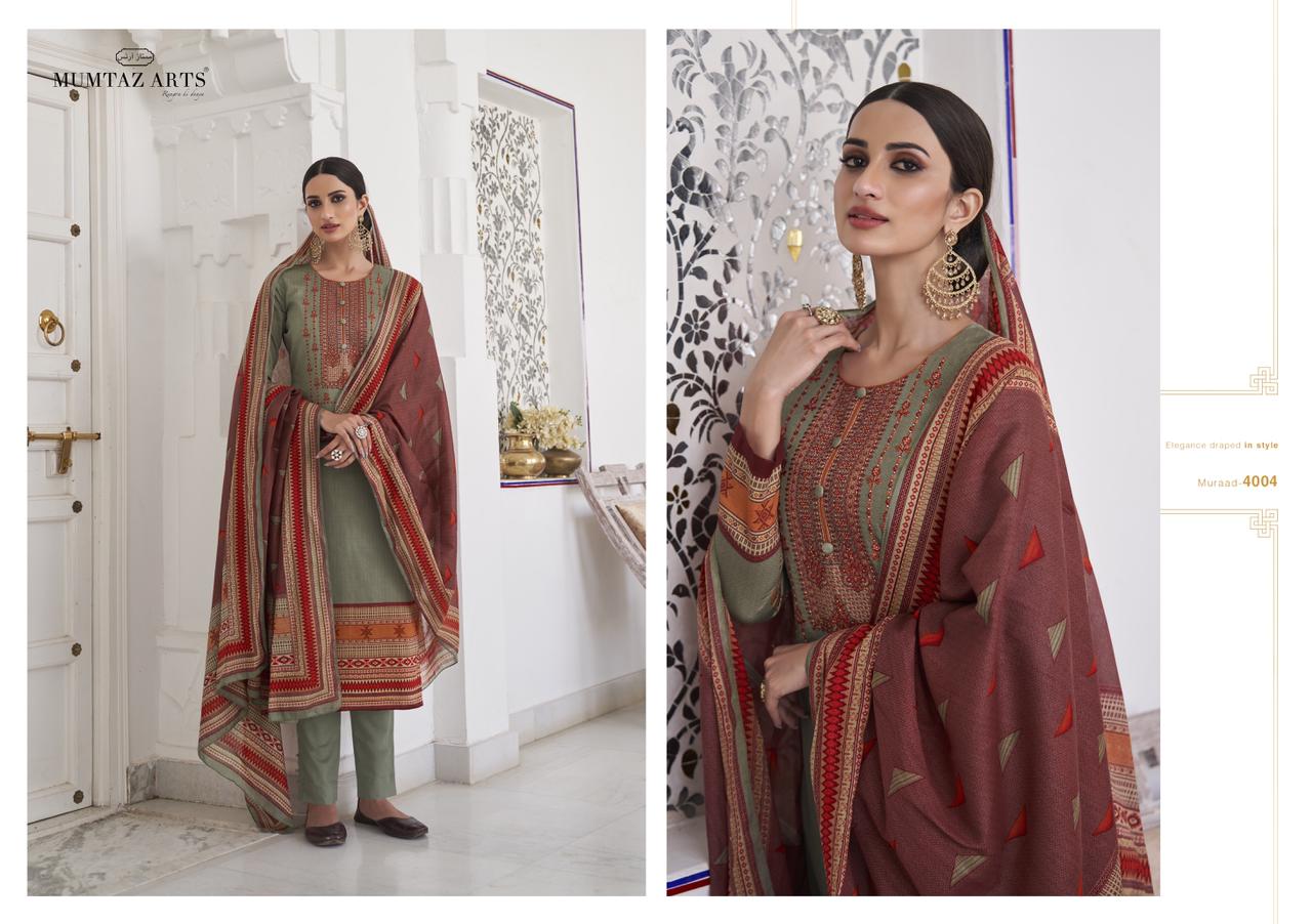 Mumtaz Arts  Muraad  Buy Ladies Cotton Dress Materials