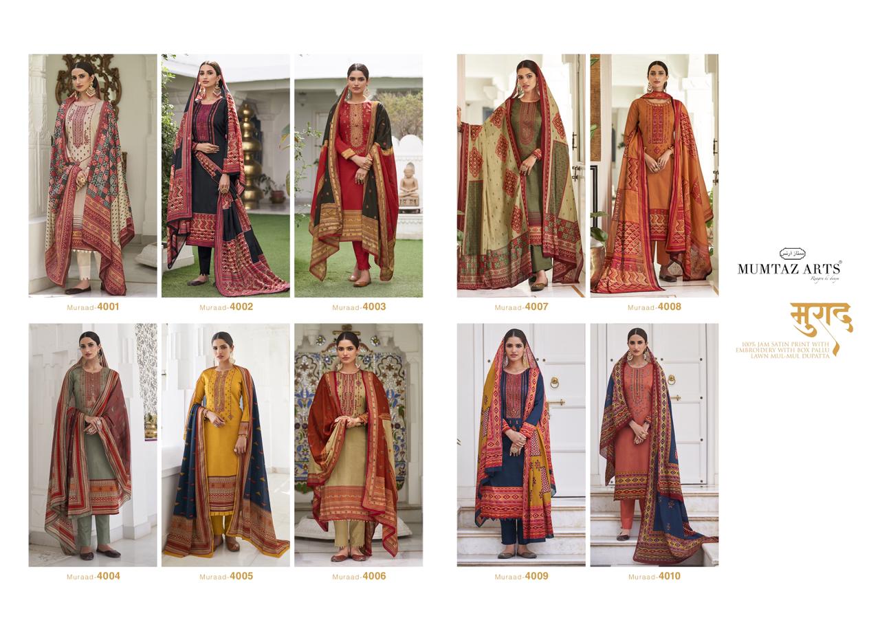 Mumtaz Arts  Muraad  Buy Ladies Cotton Dress Materials