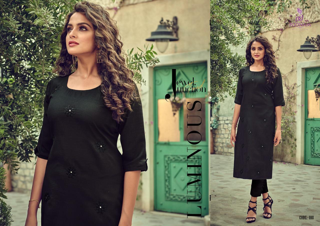 Poonam Asiana Vol 4   Casual Wear Printed Kurti Catalog