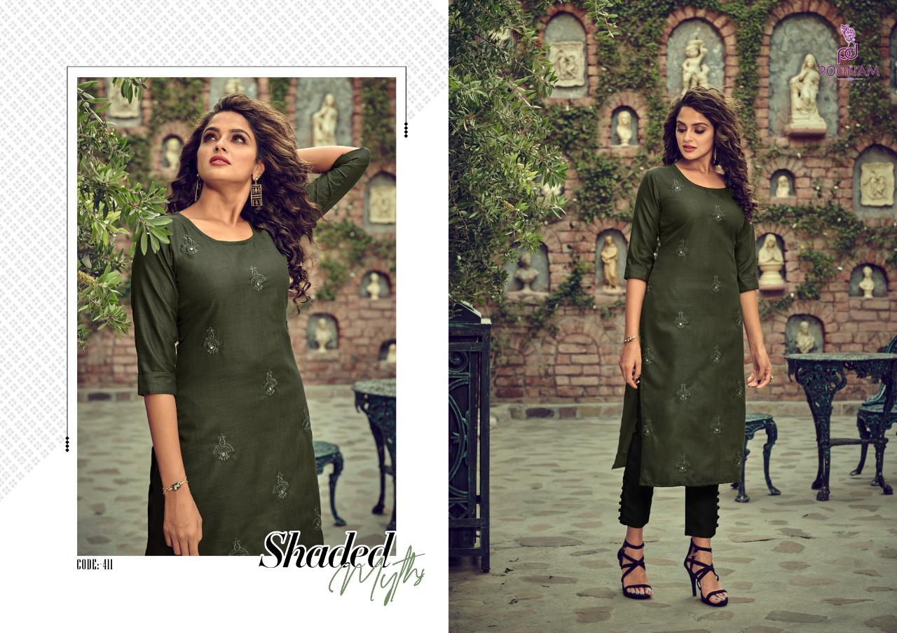 Poonam Asiana Vol 4   Casual Wear Printed Kurti Catalog