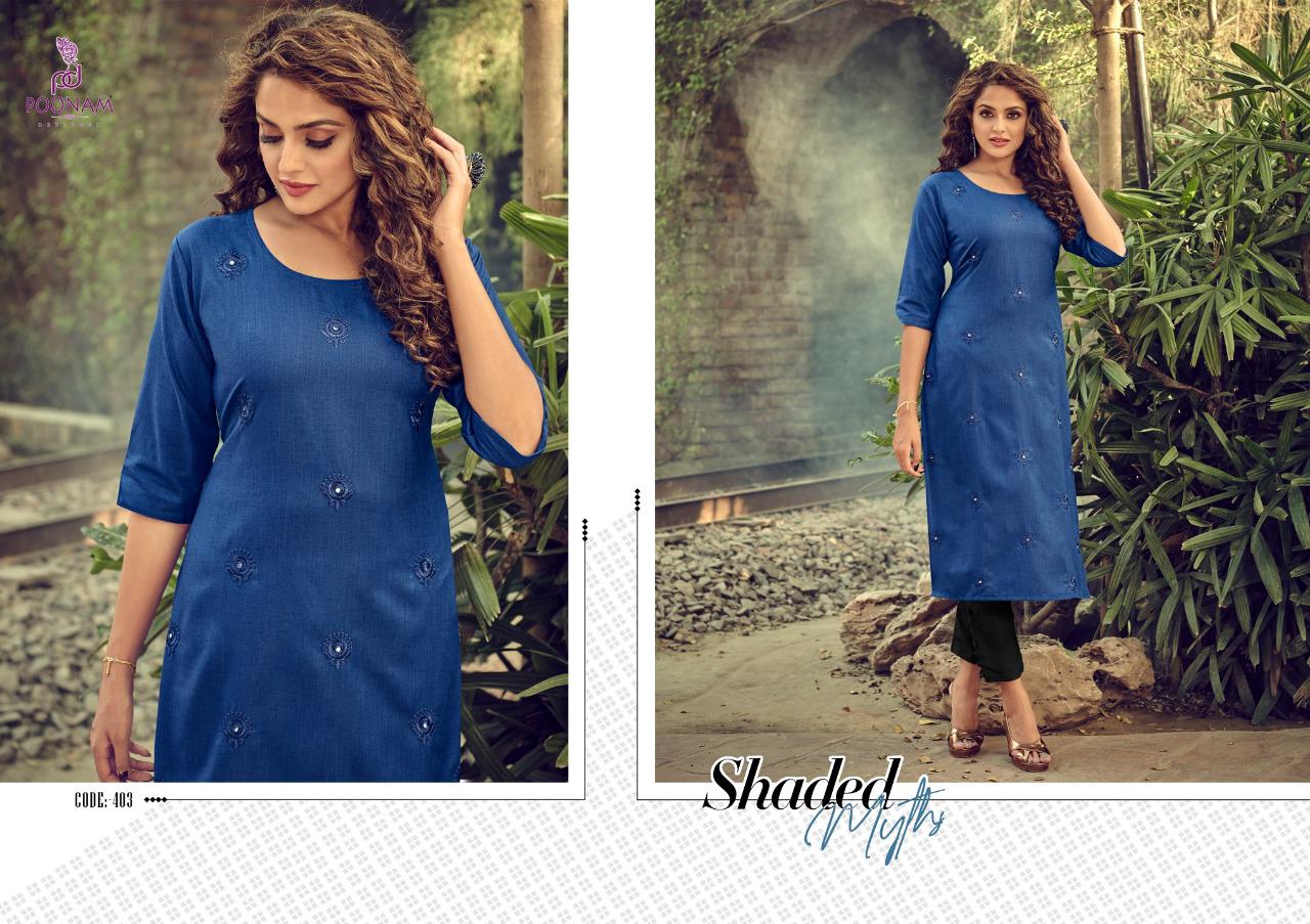 Poonam Asiana Vol 4   Casual Wear Printed Kurti Catalog