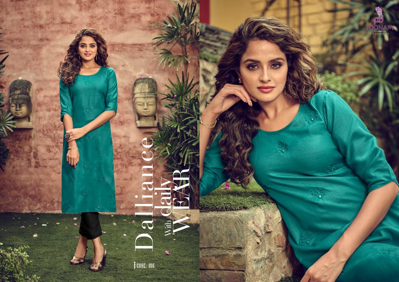 Poonam Asiana Vol 4   Casual Wear Printed Kurti Catalog