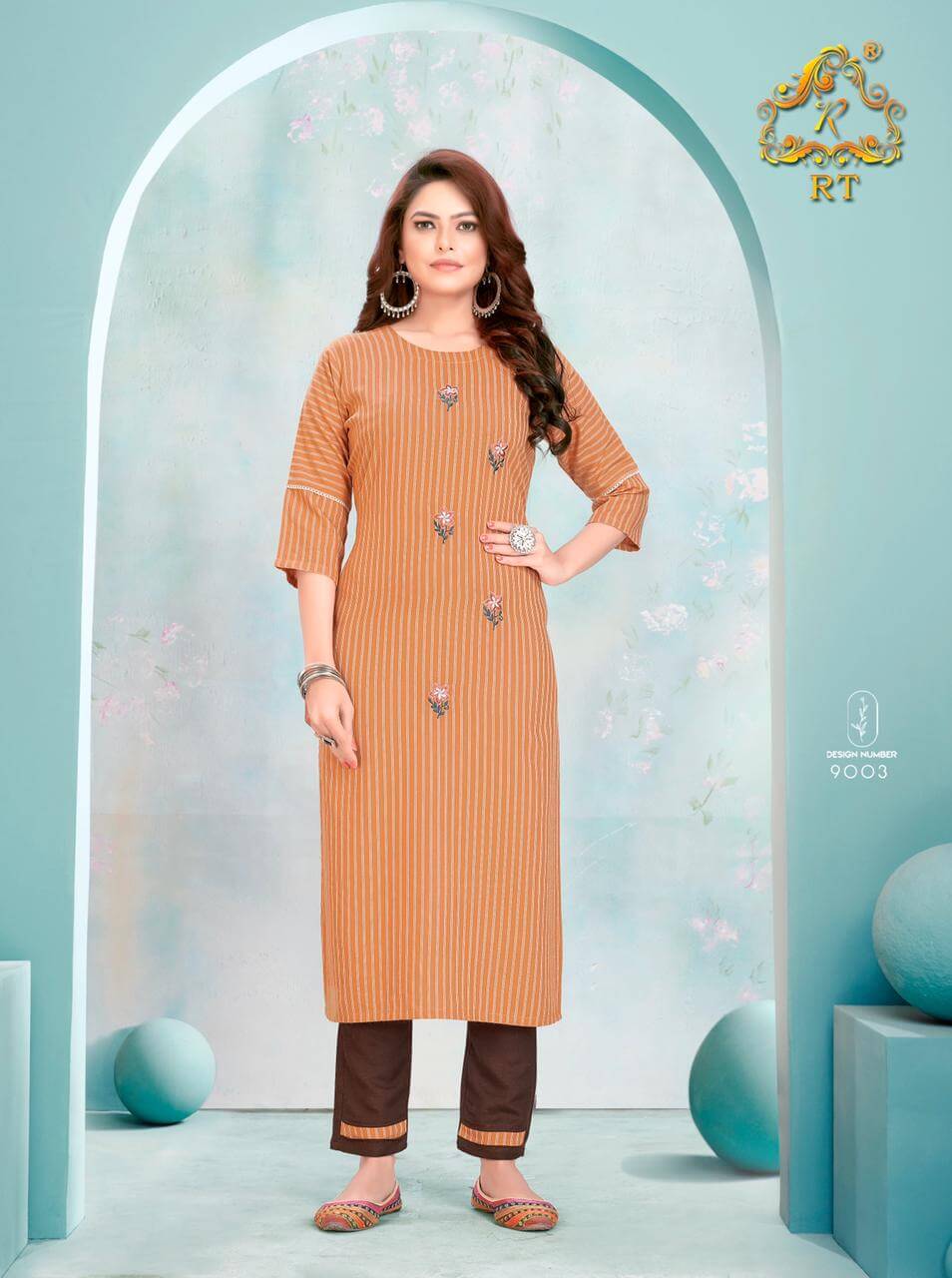 14 KG REYON KURTI SIDE BUTTON DESIGN