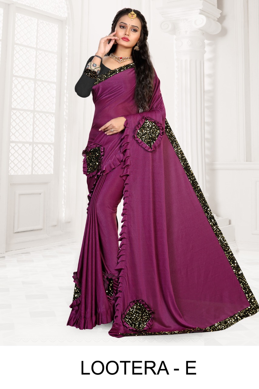 Ranjna  Lootera Bollywood Style Designer Saree Catalog