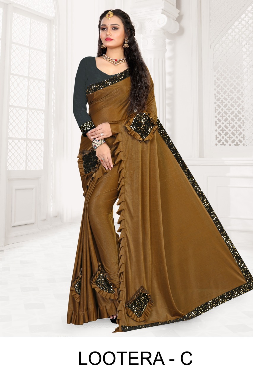 Ranjna  Lootera Bollywood Style Designer Saree Catalog