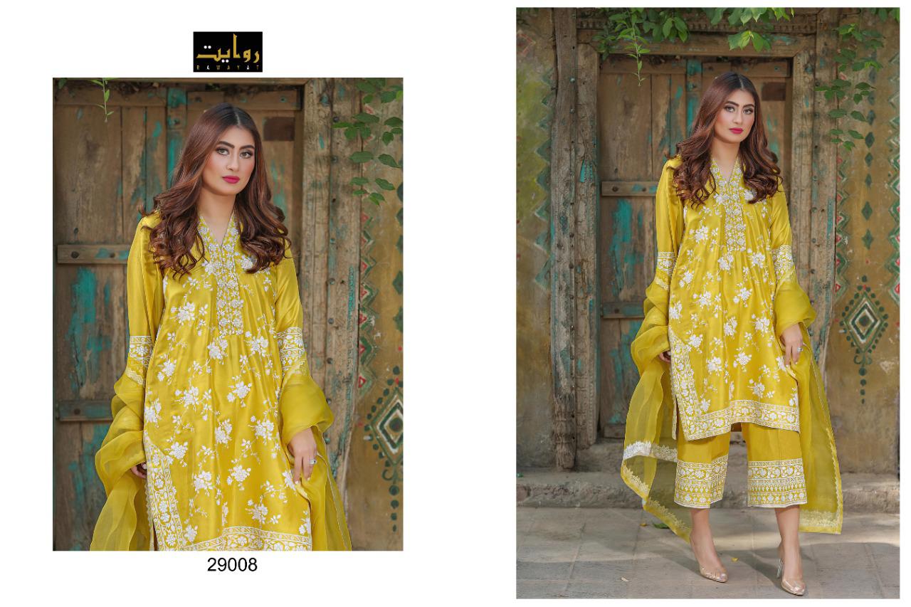 Rawayat Zaha Lawn Collection 2021 Pure Cotton Pakistani Salwar Suits  Catalog