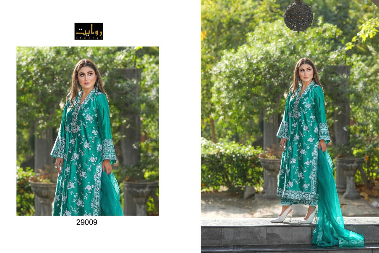 Rawayat Zaha Lawn Collection 2021 Pure Cotton Pakistani Salwar Suits  Catalog