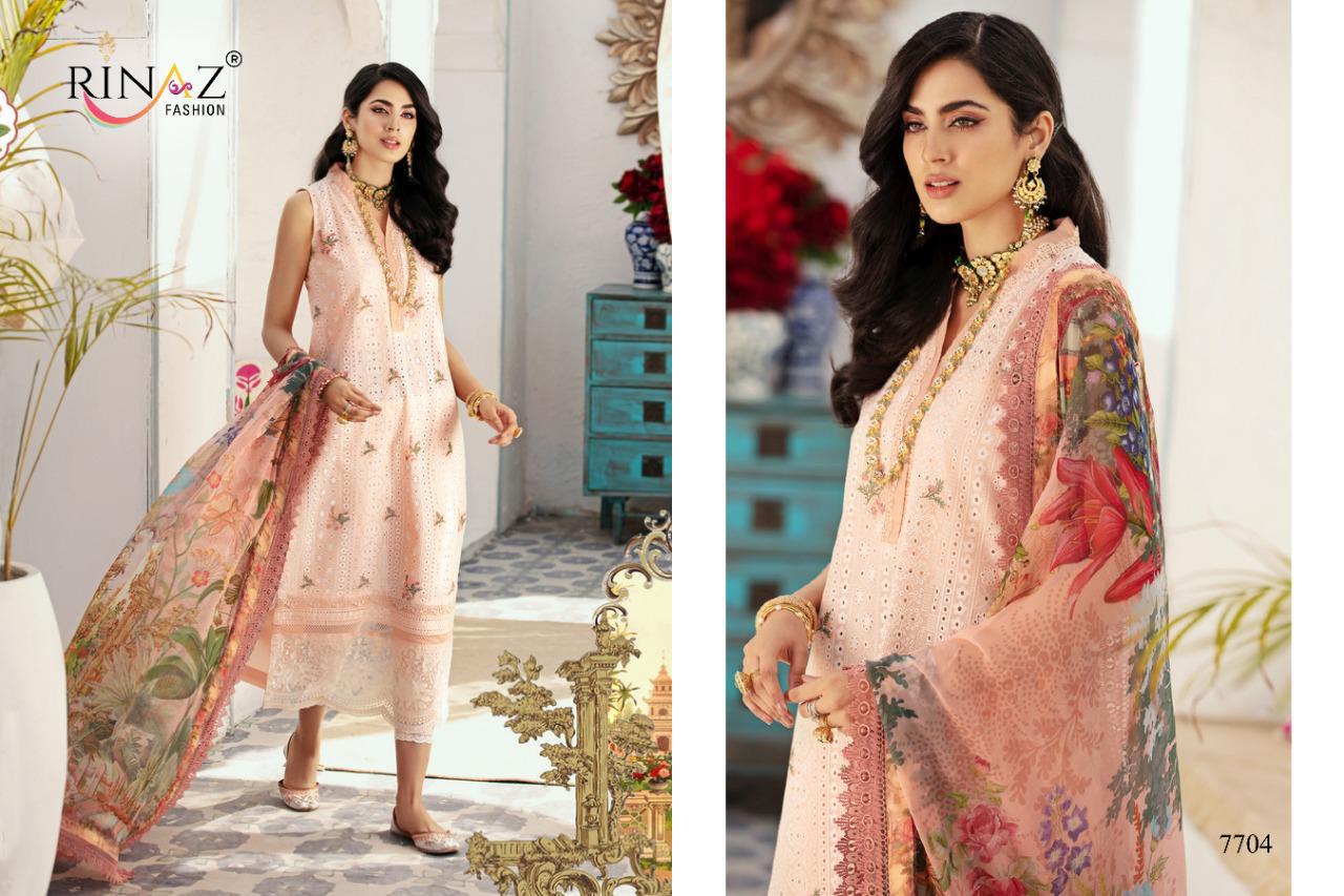 Rinaz Nureh  Vol 3 Luxury Lawn  Exclusive Pakistani Salwar Suits Catalog