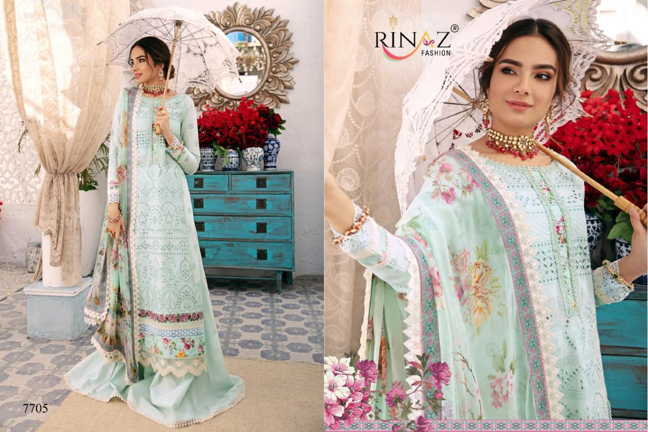 Rinaz Nureh  Vol 3 Luxury Lawn  Exclusive Pakistani Salwar Suits Catalog