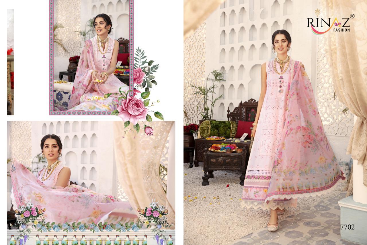 Rinaz Nureh  Vol 3 Luxury Lawn  Exclusive Pakistani Salwar Suits Catalog