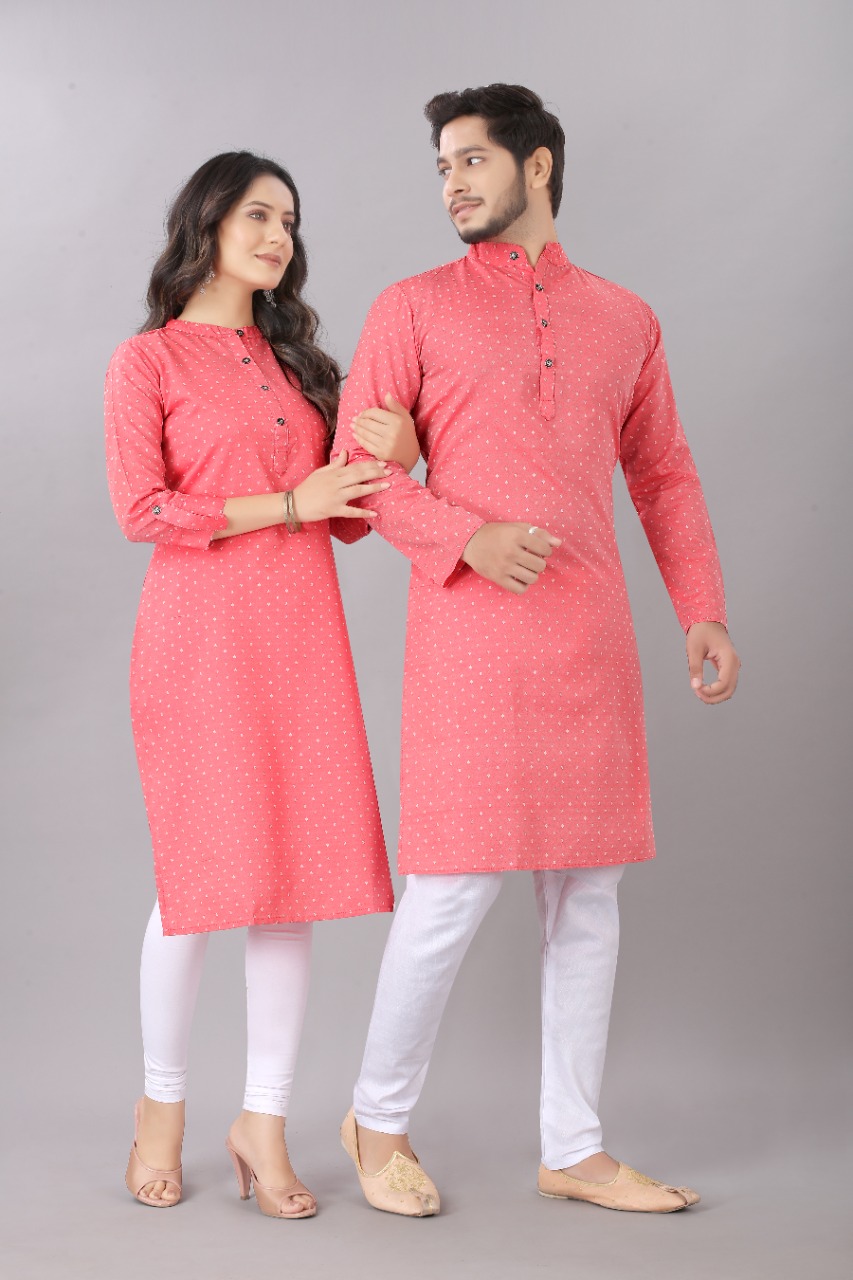 Sabella Fashion Couple  Wholesale  Fancy  Kurta And Kurti 2021