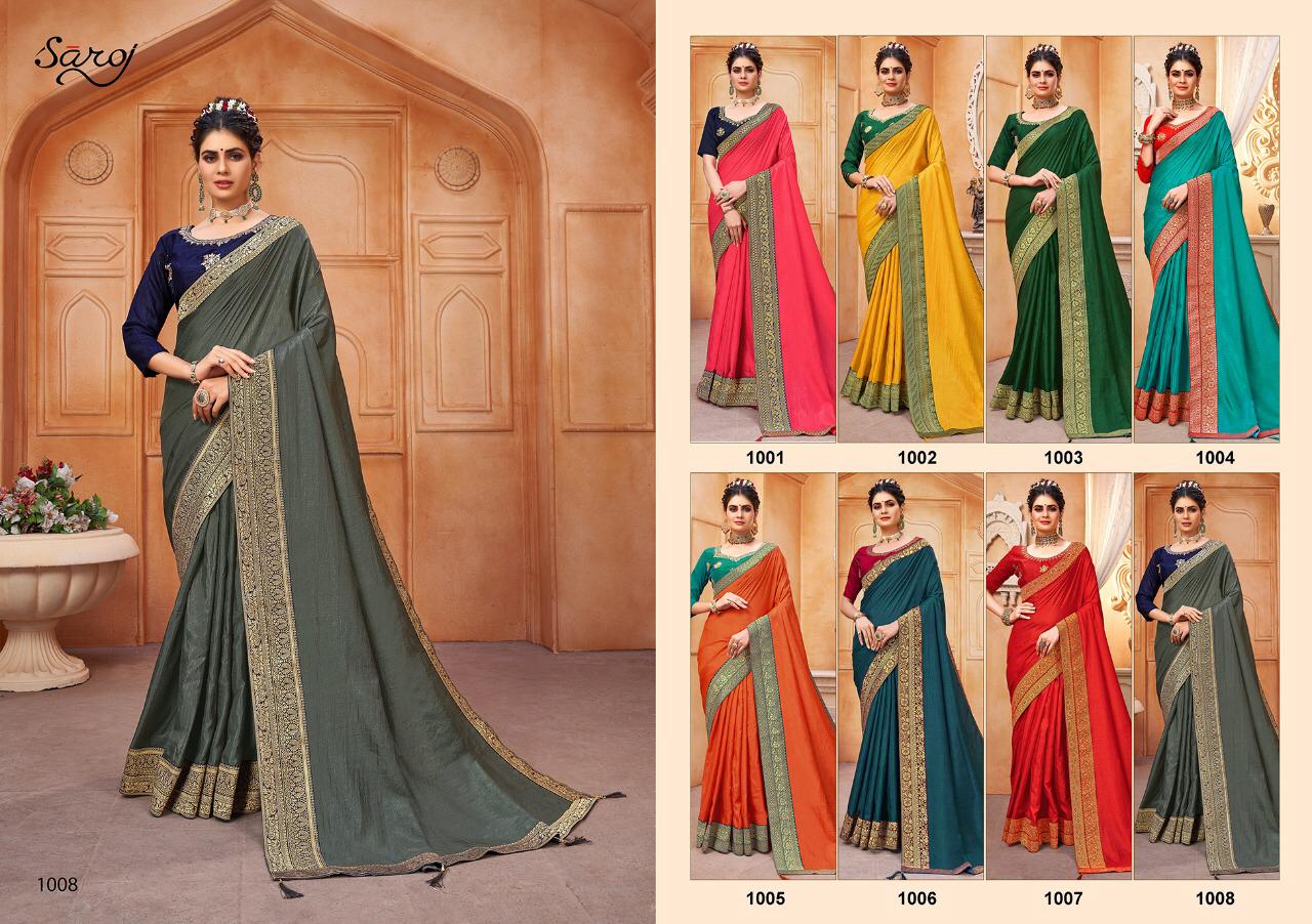 Saroj Alka Designer Rich Look Exclusive Saree Catalog
