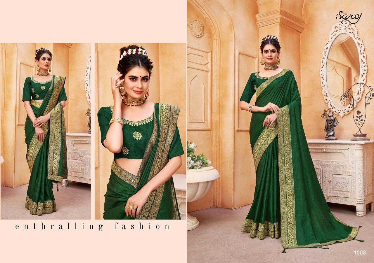 Saroj Alka Designer Rich Look Exclusive Saree Catalog