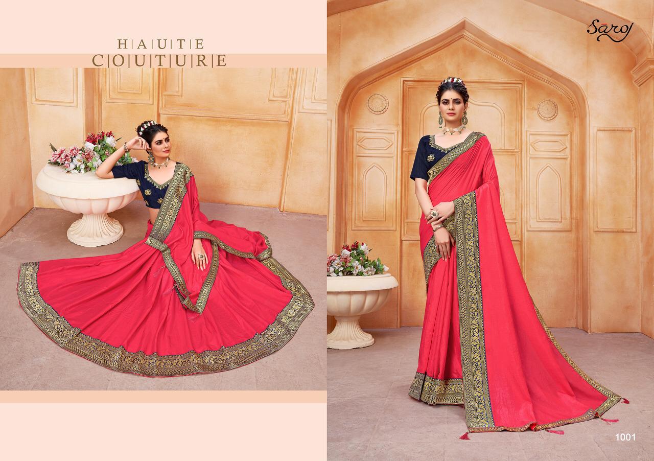 Saroj Alka Designer Rich Look Exclusive Saree Catalog