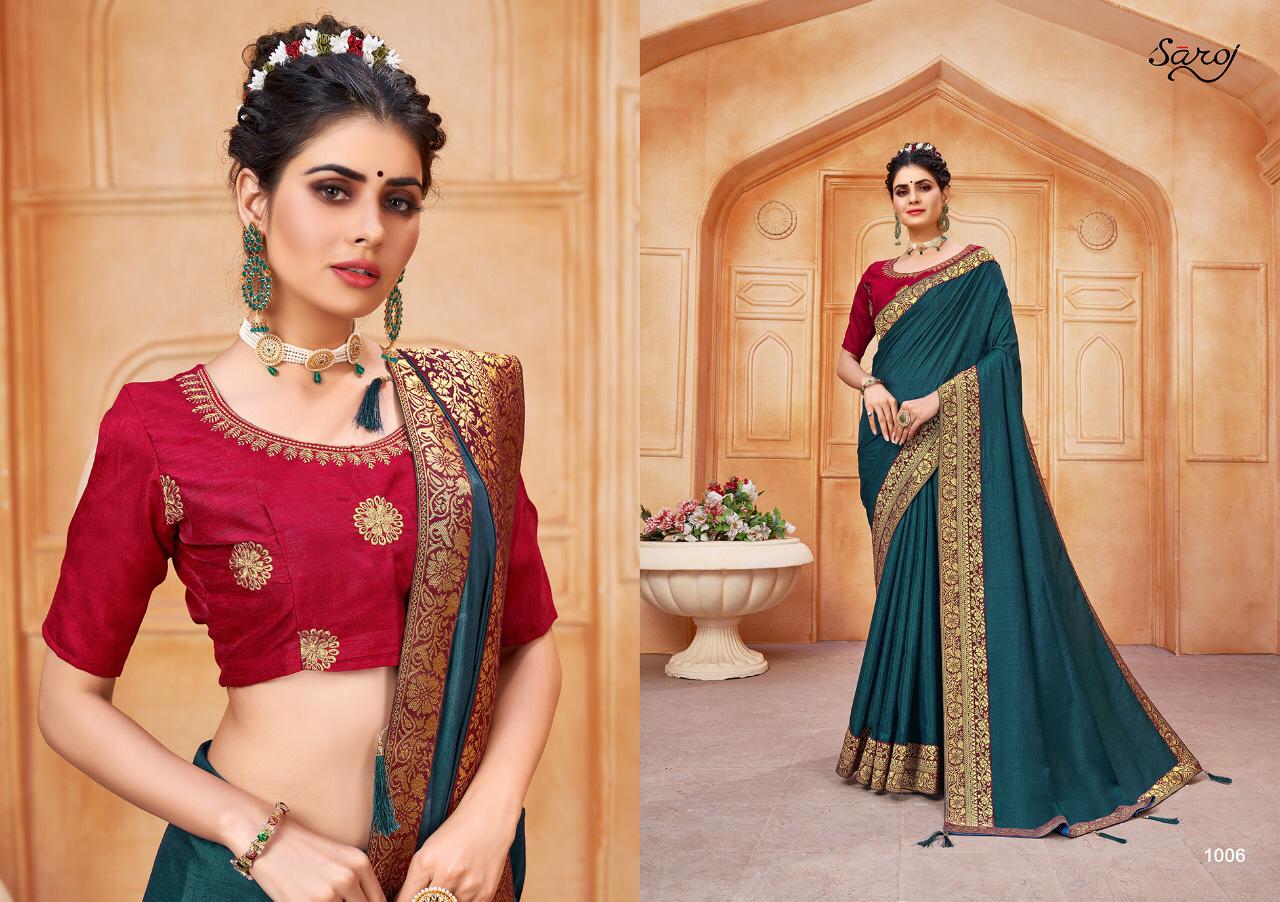 Saroj Alka Designer Rich Look Exclusive Saree Catalog