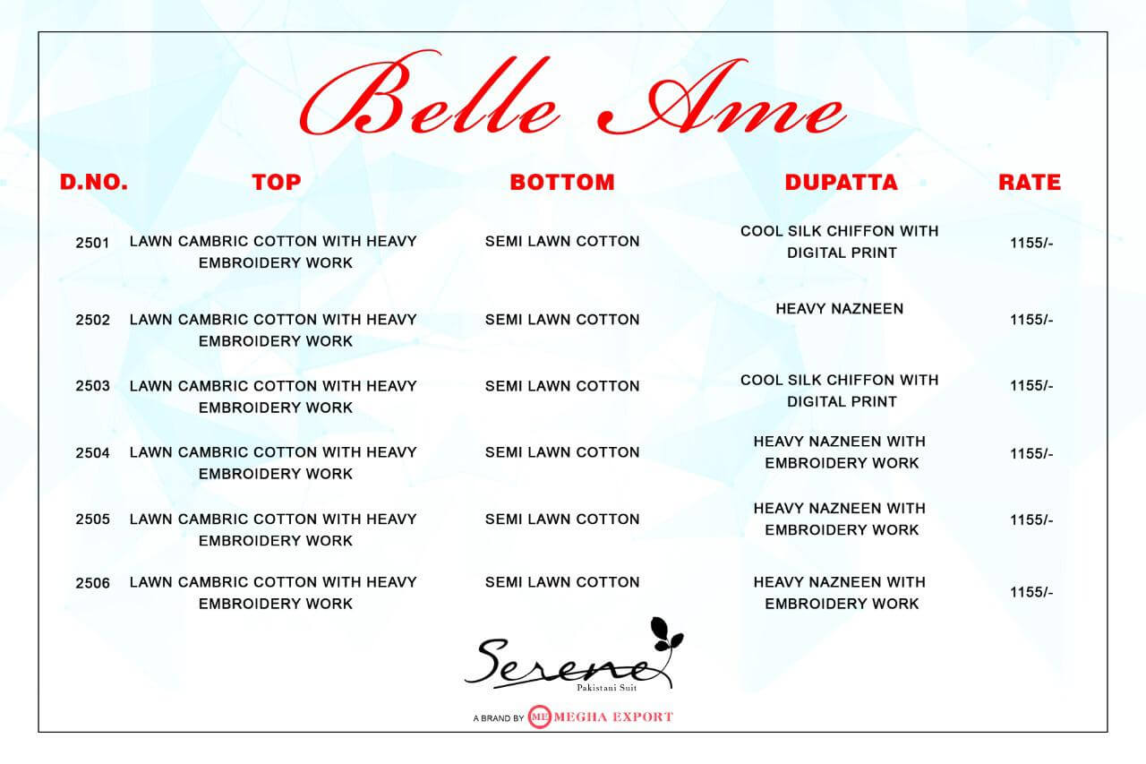 Serene Belle Ame Bulk Buy Wholesale Pakistani Salwar Kameez Catalog