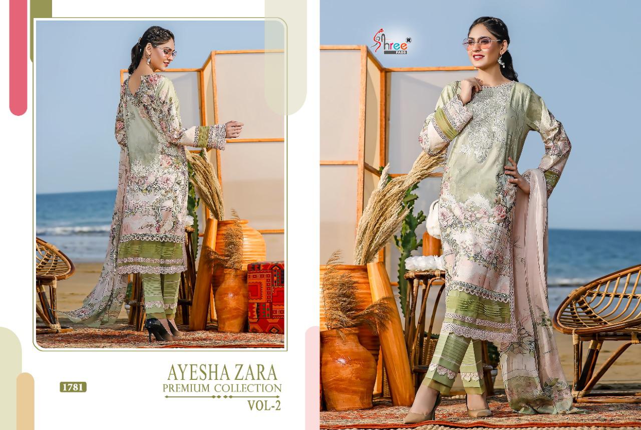 Shree Ayesha Zara Premium Collection Vol 2 Pakistani Salwar Suits Buy Pakistani Lawn  Suits Catalog