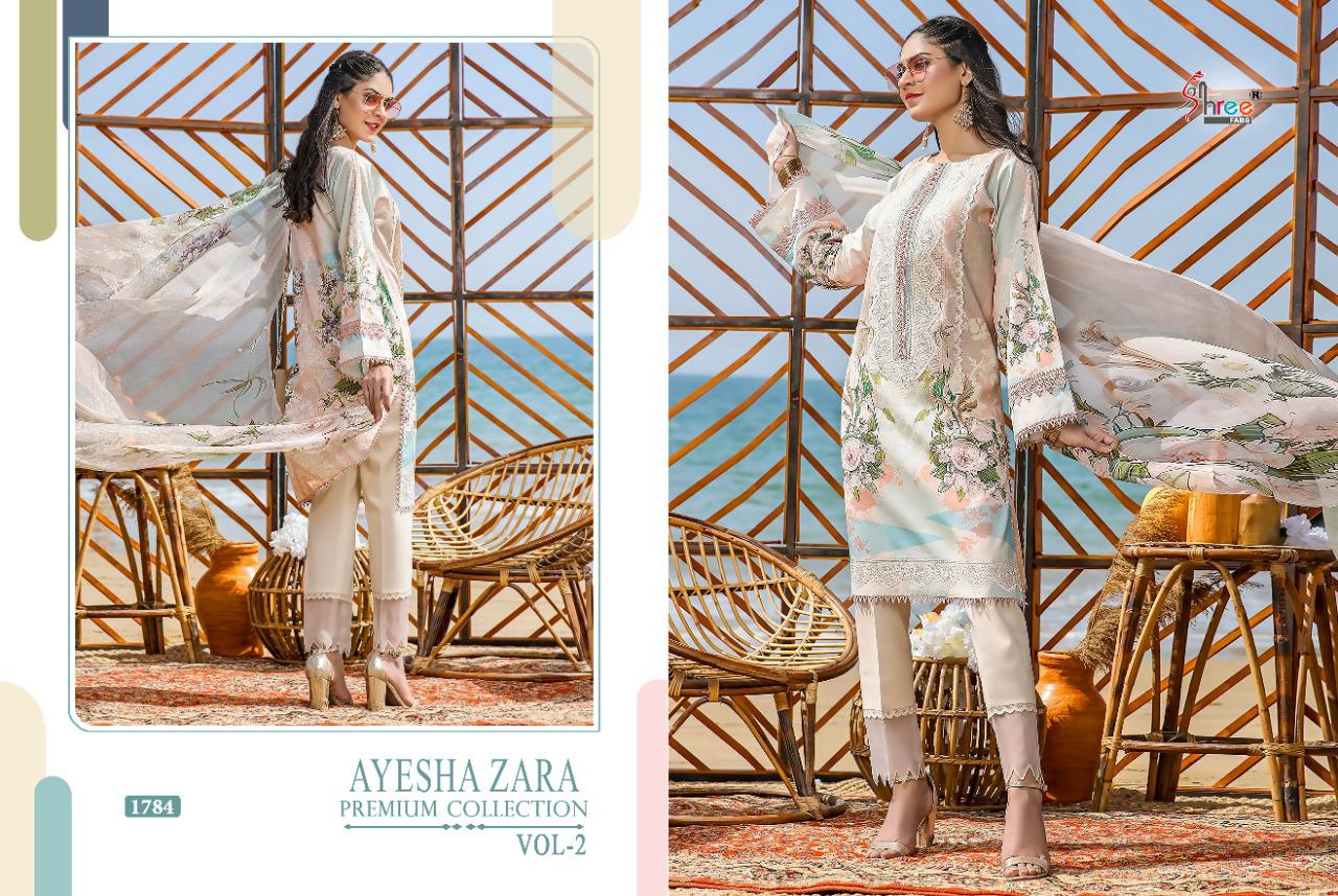Shree Ayesha Zara Premium Collection Vol 2 Pakistani Salwar Suits Buy Pakistani Lawn  Suits Catalog