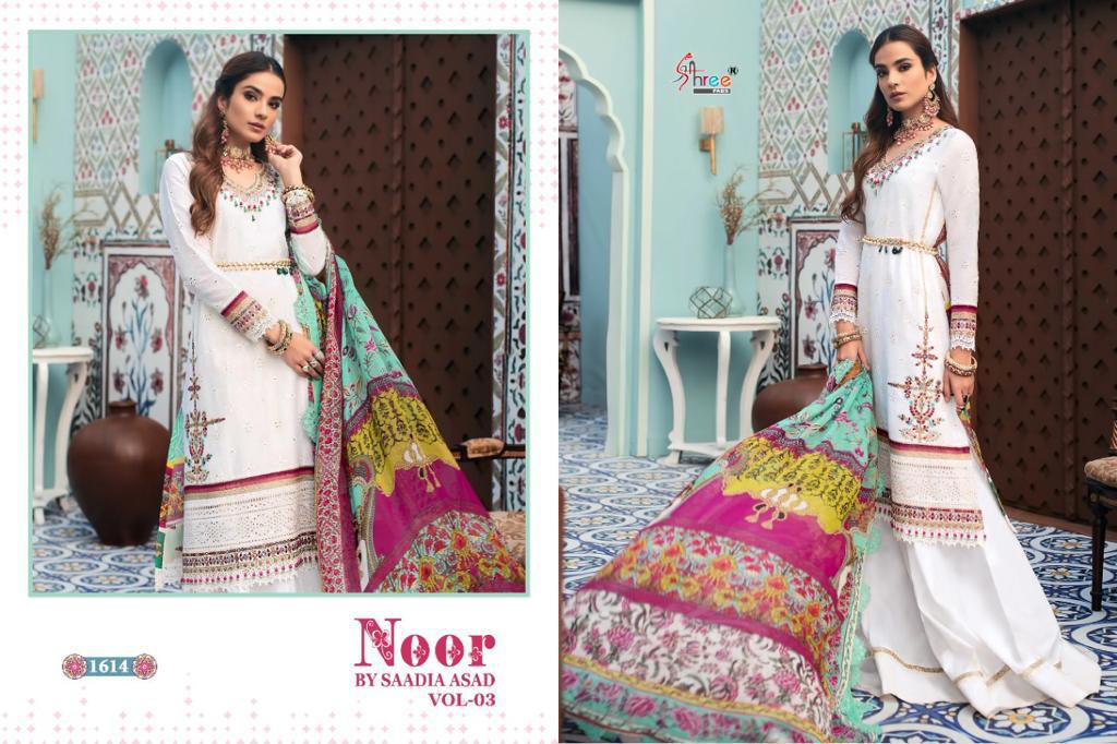 Shree Fab Noor By Saadia Asad  Vol 3 Pakistani Suits - Shop Pakistani Dresses Online For Women
