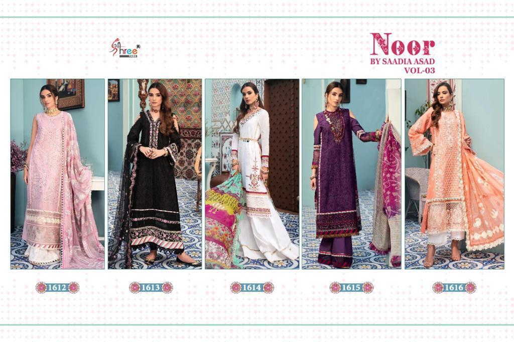 Shree Fab Noor By Saadia Asad  Vol 3 Pakistani Suits - Shop Pakistani Dresses Online For Women