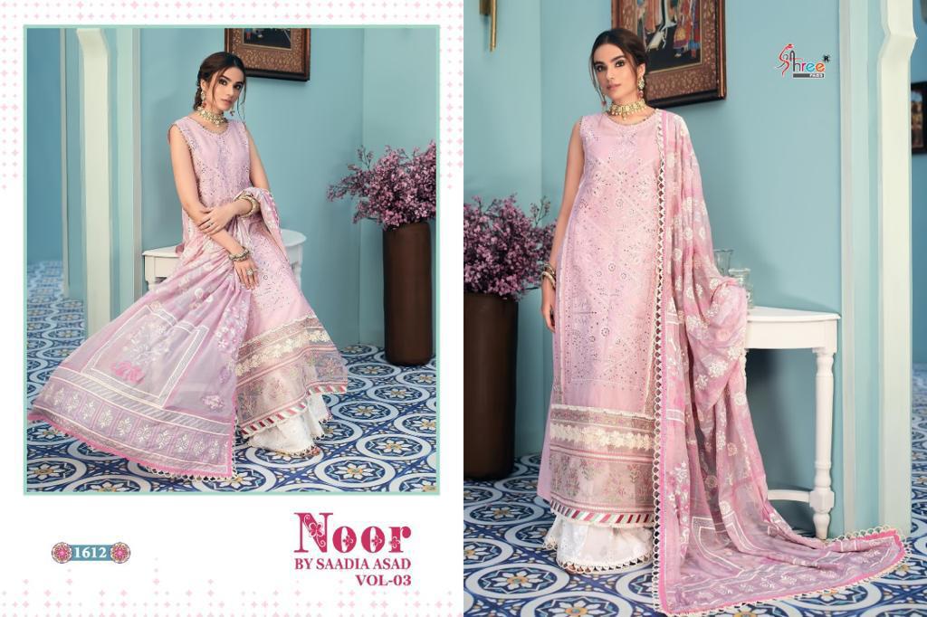 Shree Fab Noor By Saadia Asad  Vol 3 Pakistani Suits - Shop Pakistani Dresses Online For Women