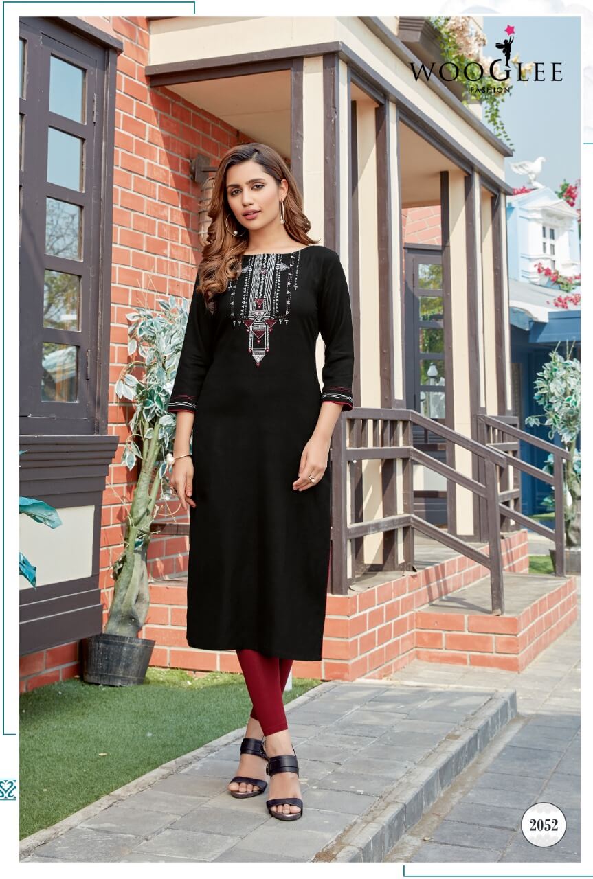 Wooglee Barbella  Vol 7 Stylist Rayon Kurti Buy  Wholesale Clothing Suppliers