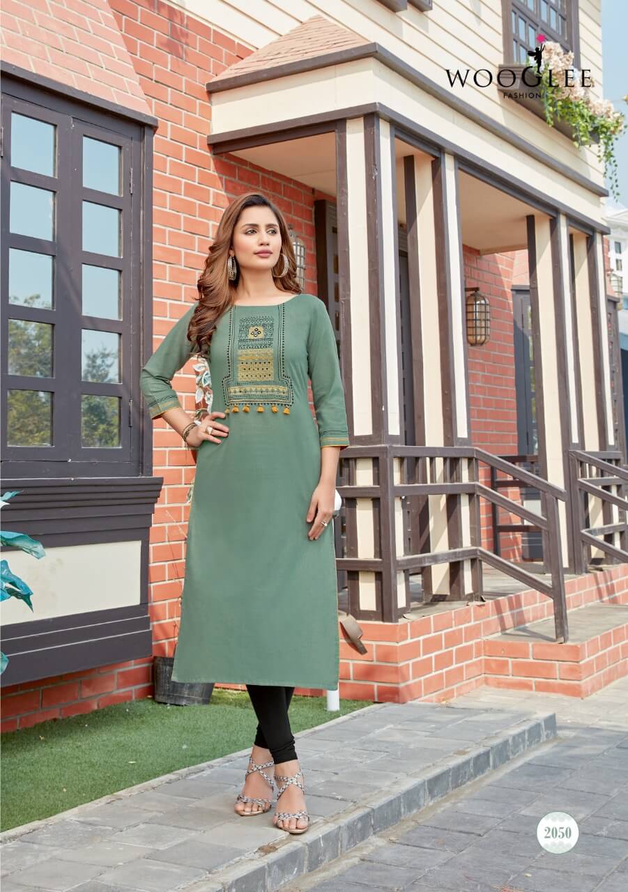 Wooglee Barbella  Vol 7 Stylist Rayon Kurti Buy  Wholesale Clothing Suppliers