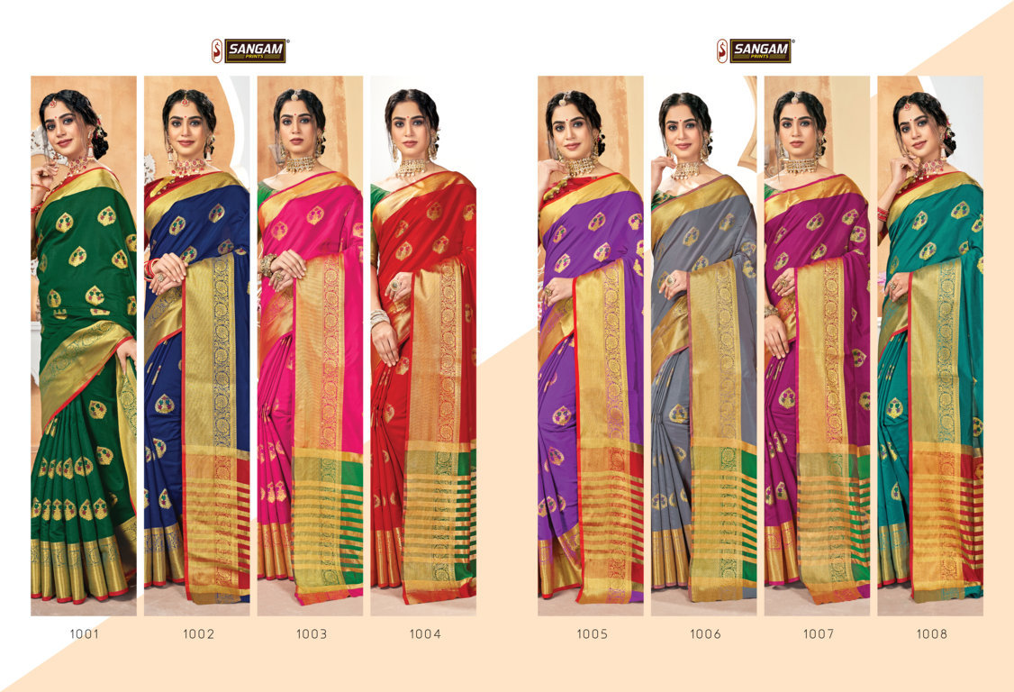 Sangam Presents Vaishnavi Handloom Silk Sarees