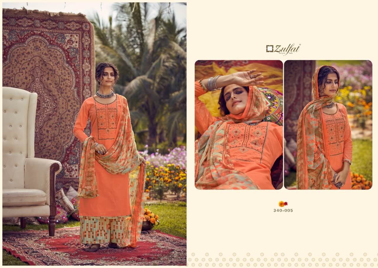 Zulfat Jashn E Patiala Vol  5 Fancy Cotton Embroidery Salwar Suits Catalog