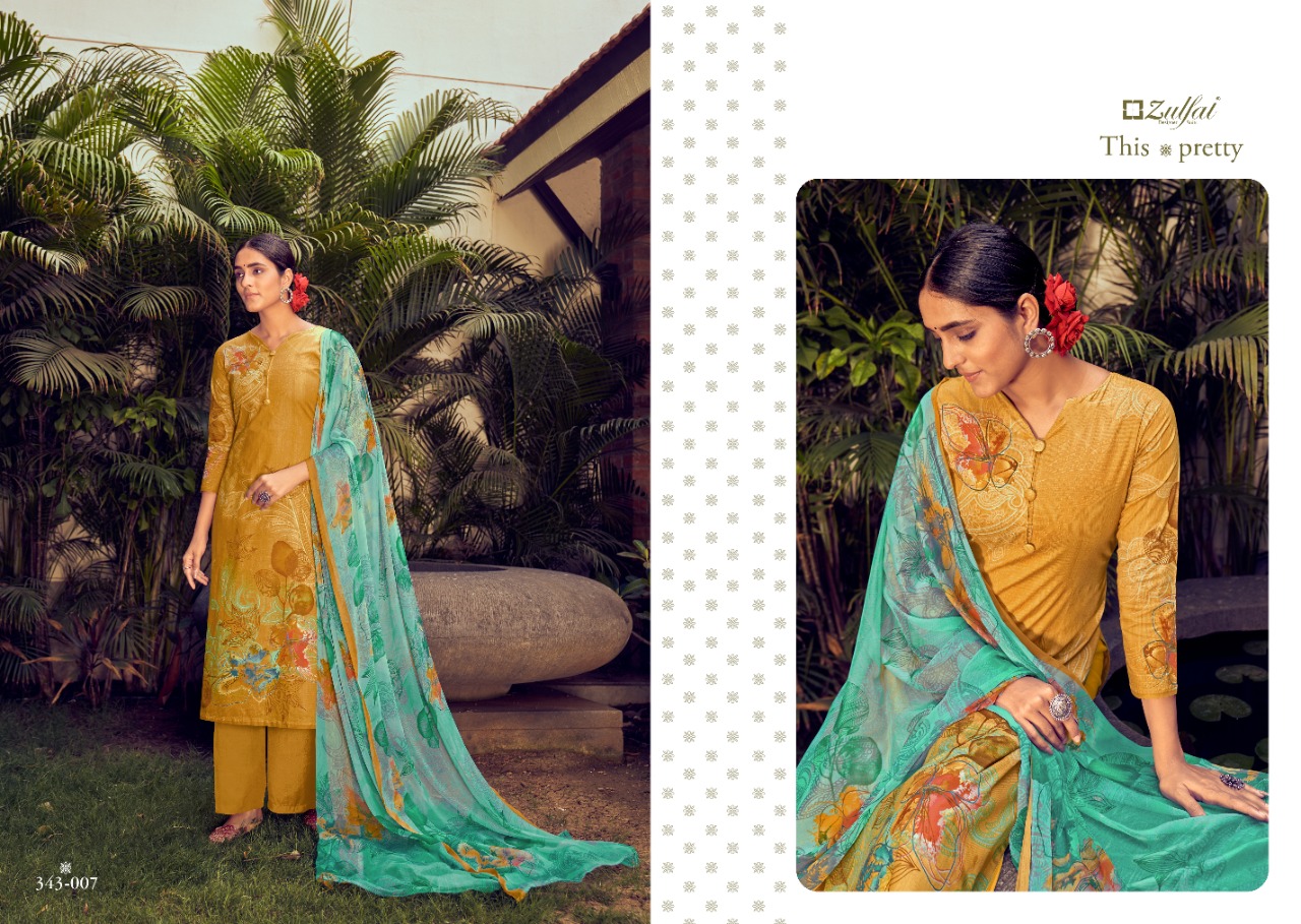Zulfat Summer Bonanza Exclusive Designer Dress Material Catalog